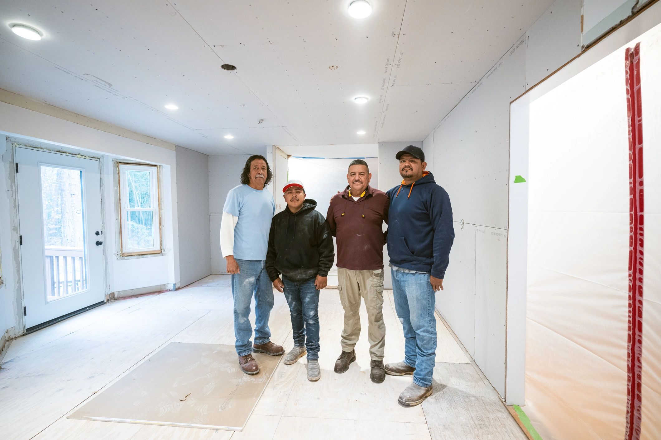Construction crew portrait